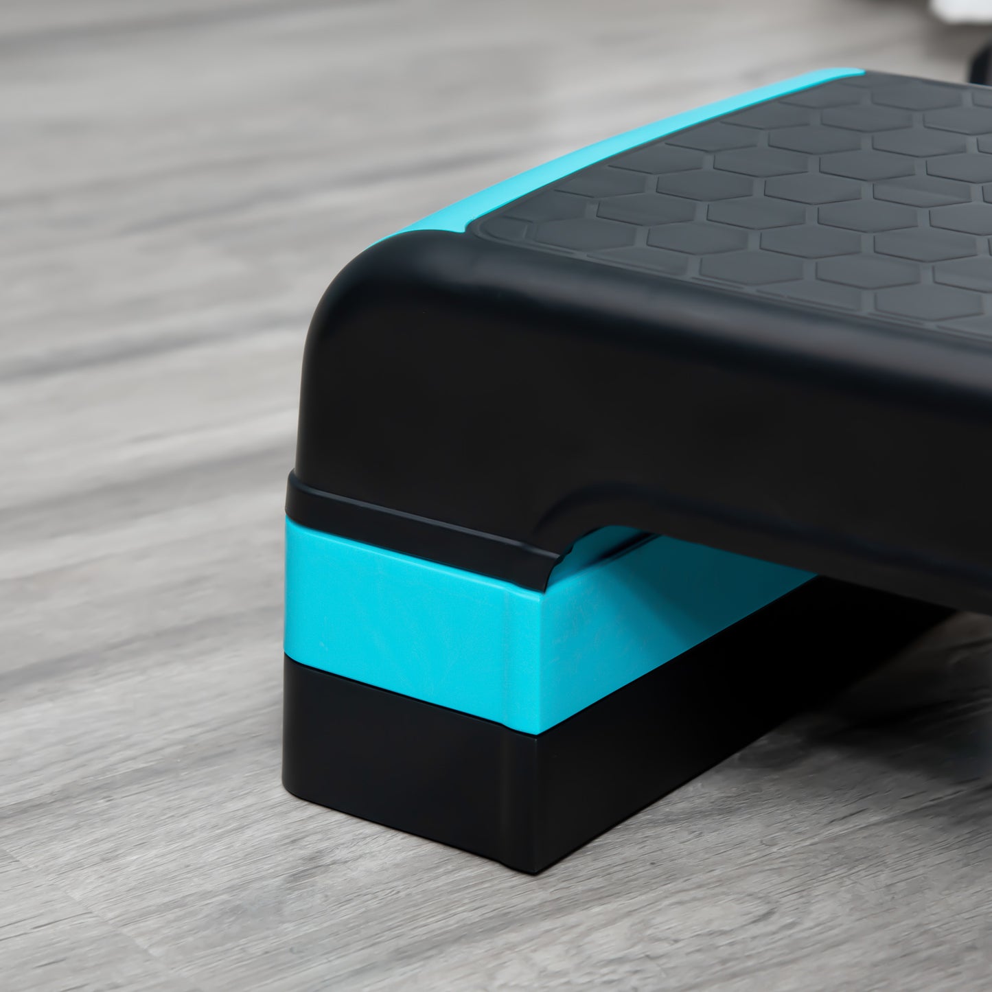 HOMCOM Aerobic Step with 3-Level Adjustable Heights for Home, Office Exercise