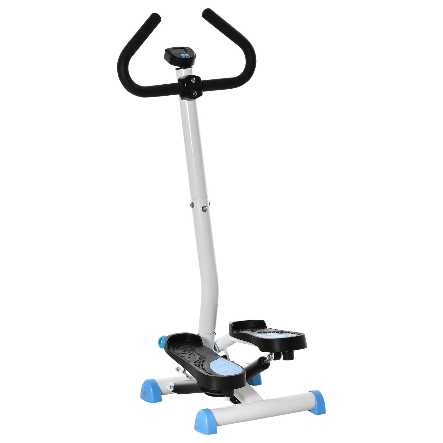 HOMCOM Twister Stepper, Step Machine with Adjustable Resistance, LCD Screen