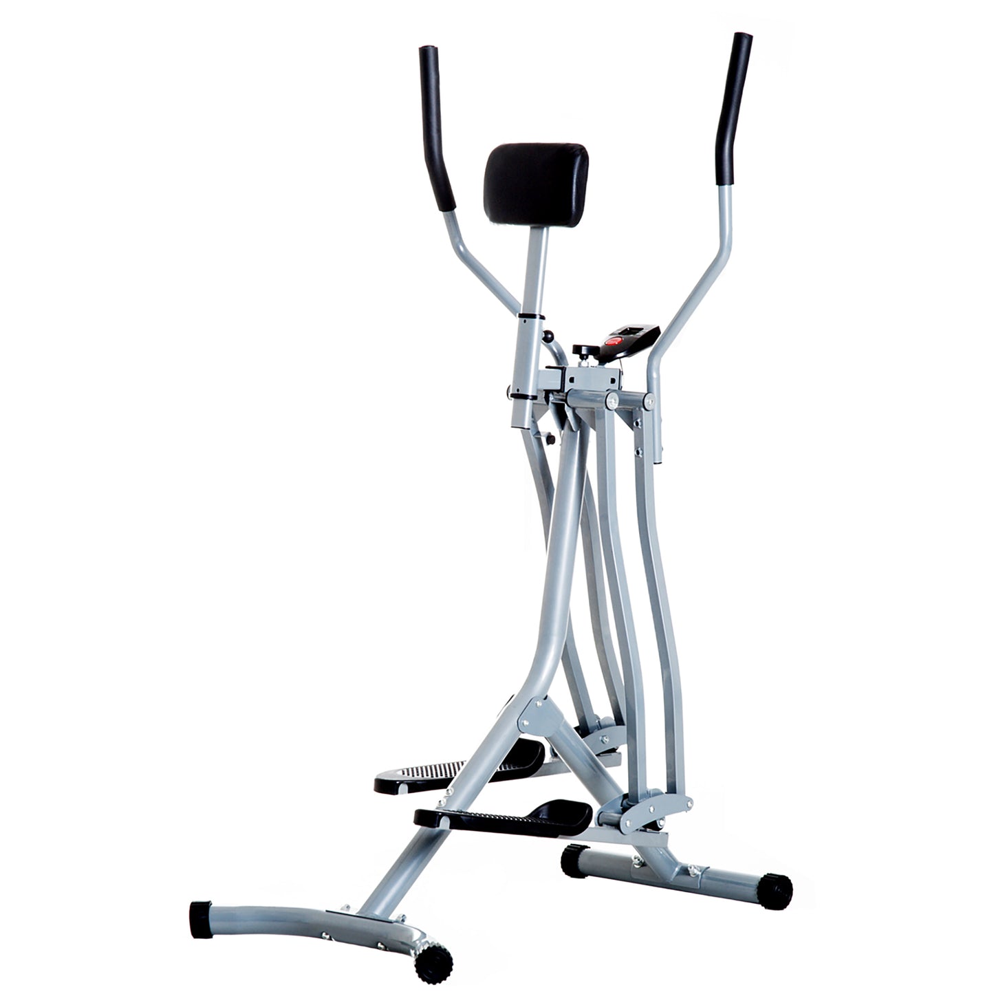 HOMCOM Air Walker Glider, Cross Trainer Fitness Machine, with LCD, for Home Gym