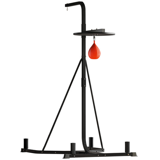 HOMCOM Adjustable Freestanding Speedbag, Punch Bag Hanger