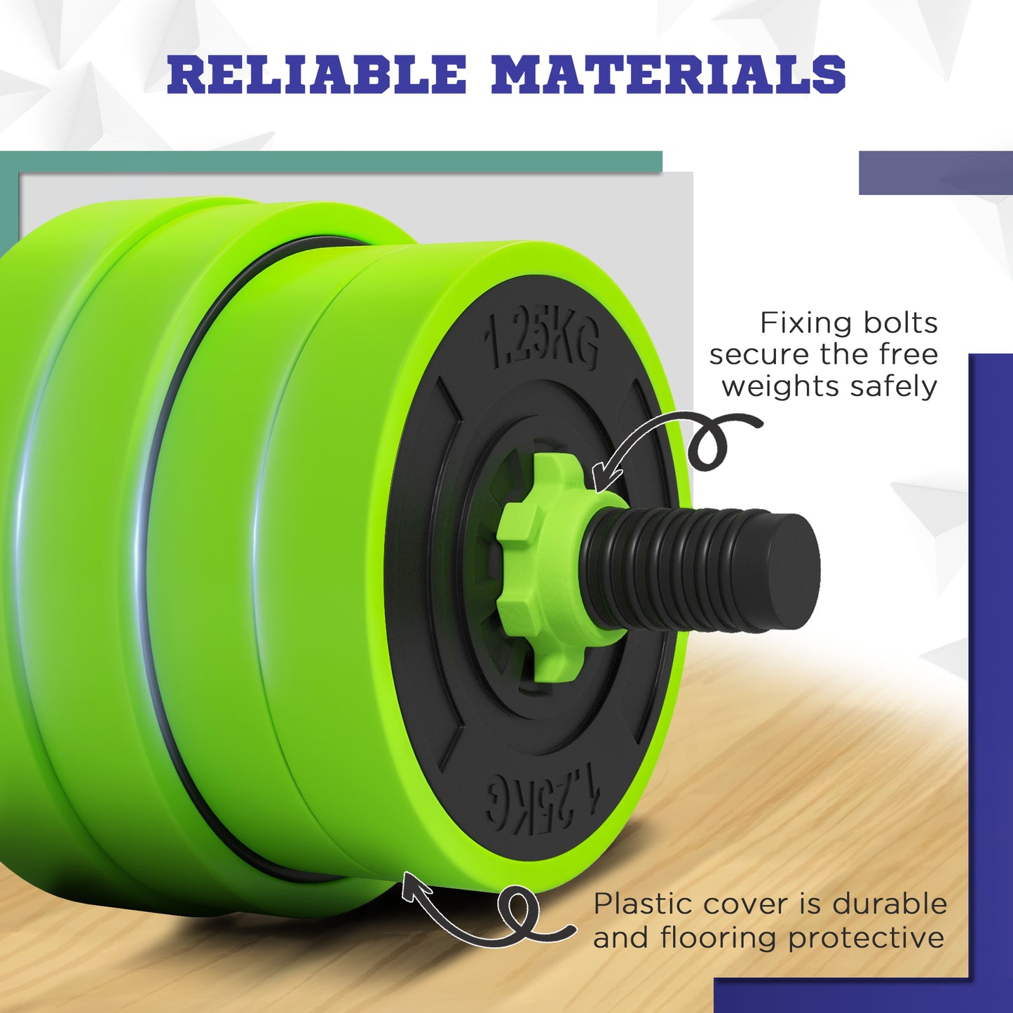 SPORTNOW 30kg Four-In-One Adjustable Weight Dumbbells Set, Barbell, Kettlebell, Push Up Stand