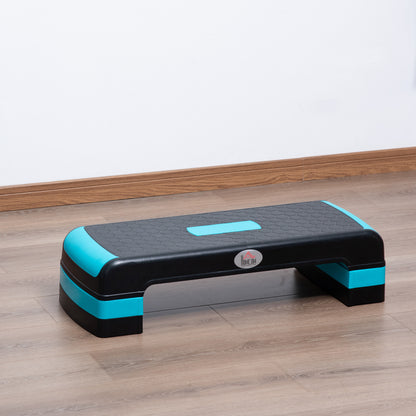 HOMCOM Aerobic Step with 3-Level Adjustable Heights for Home, Office Exercise