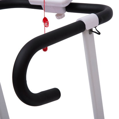 HOMCOM 1.25HP Motorised Electric Treadmill, 10km/h Folding Running Machine, Gym Fitness Exercise with LCD Monitor