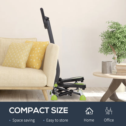 HOMCOM Twister Stepper, Step Machine with Adjustable Resistance, LCD Screen
