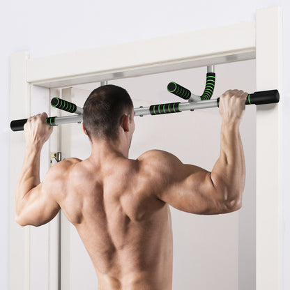 HOMCOM Pull-Up Bar for Doorway, Home Fitness Door Horizontal Push up Bar for Indoor Gym Upper Body Workout