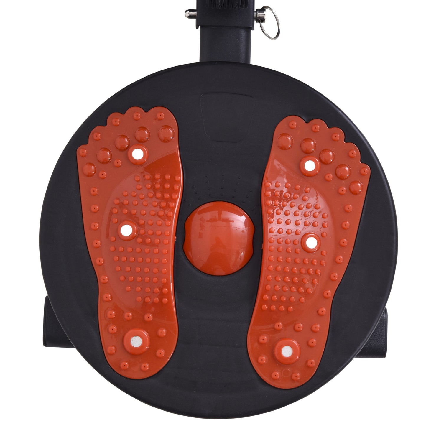 HOMCOM Multifunctional Sit Up Bench Exercise with Resistant Rope and Twist Waist Disc for Home, Office and Gym