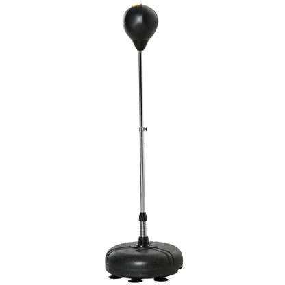 HOMCOM Punching Bag with Stand, Free Standing Boxing Bag Set, Speed Bag with Speedball Adjustable Height from 133cm to 151cm for Teens