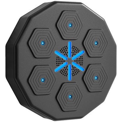 SPORTNOW Music Boxing Machine with Bluetooth Connection and LED Light Smart, Wall Mounted for Punching Beat Boxing Training