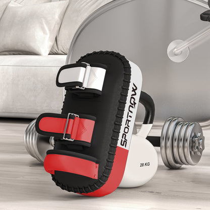 SPORTNOW Thick Kick Shield, Kicking Boxing Pad Arm Pad, Muay Thai, Karate, Taekwondo, Kickboxing Training Equipment