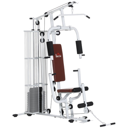 HOMCOM Multifunction Home Gym Weight Training Workout Station Fitness Strength Machine