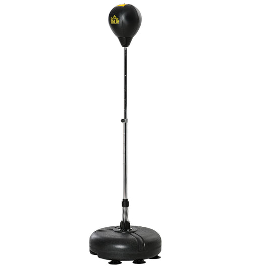 HOMCOM Punching Bag with Stand, Free Standing Boxing Bag Set, Speed Bag with Speedball Adjustable Height from 133cm to 151cm for Teens