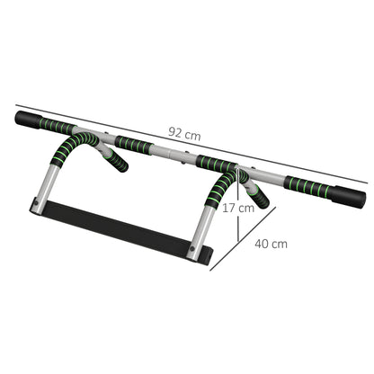 HOMCOM Pull-Up Bar for Doorway, Home Fitness Door Horizontal Push up Bar for Indoor Gym Upper Body Workout