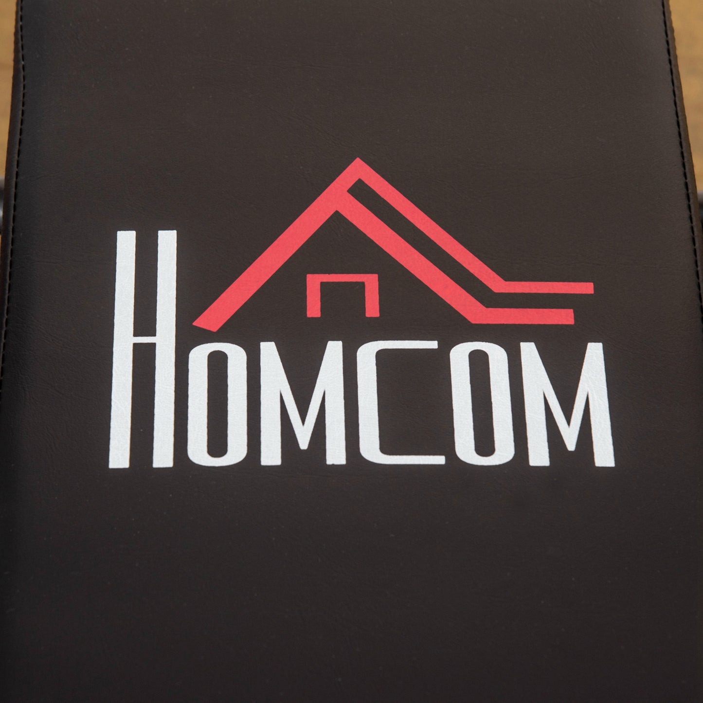 HOMCOM Adjustable Weight Bench, Foldable Bench, with Barbell Rack