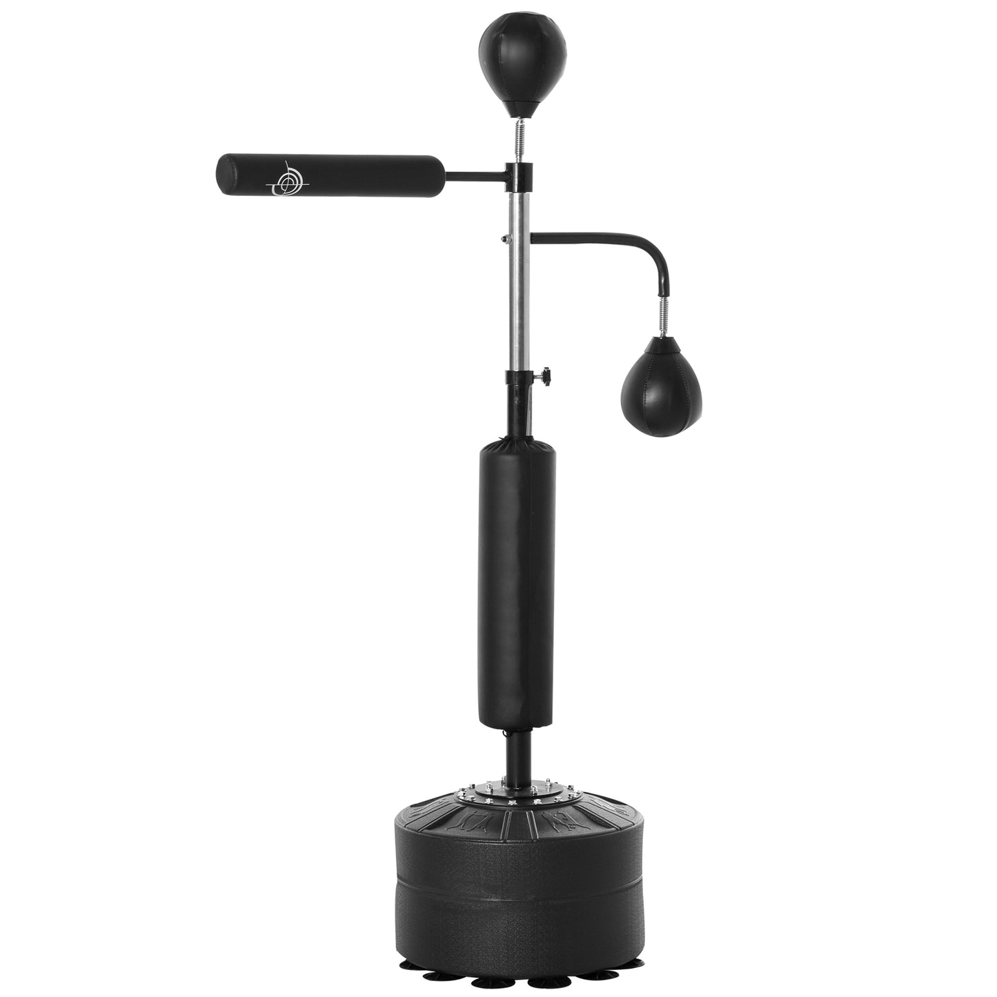HOMCOM 3-in-1 Boxing Punching Bag, Freestanding with 2 Speed Bals, 360° Reflex Bar, 160-230cm Adjustable Height