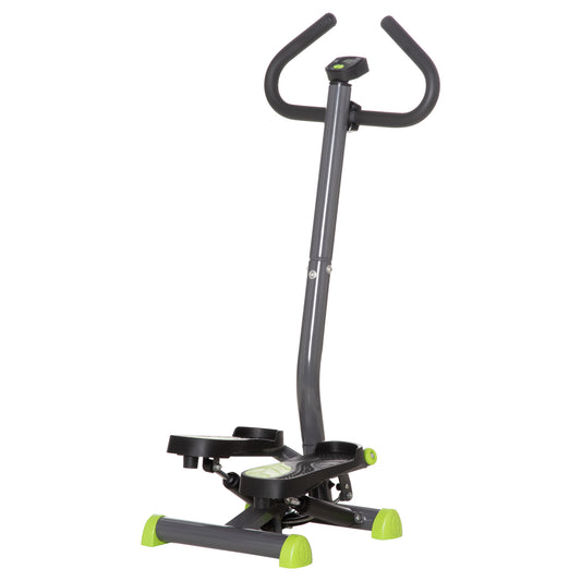 HOMCOM Twister Stepper, Step Machine with Adjustable Resistance, LCD Screen