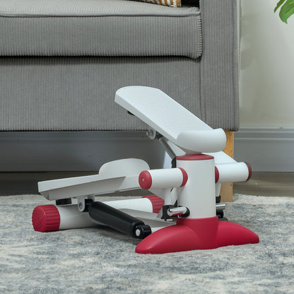 SPORTNOW Mini Stepper, Compact Step Machine Exerciser for Home Workout with LCD Monitor and Non-Slip Pedals