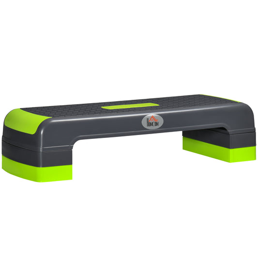 HOMCOM Aerobic Step with 3-Level Adjustable Heights for Home, Office Exercise
