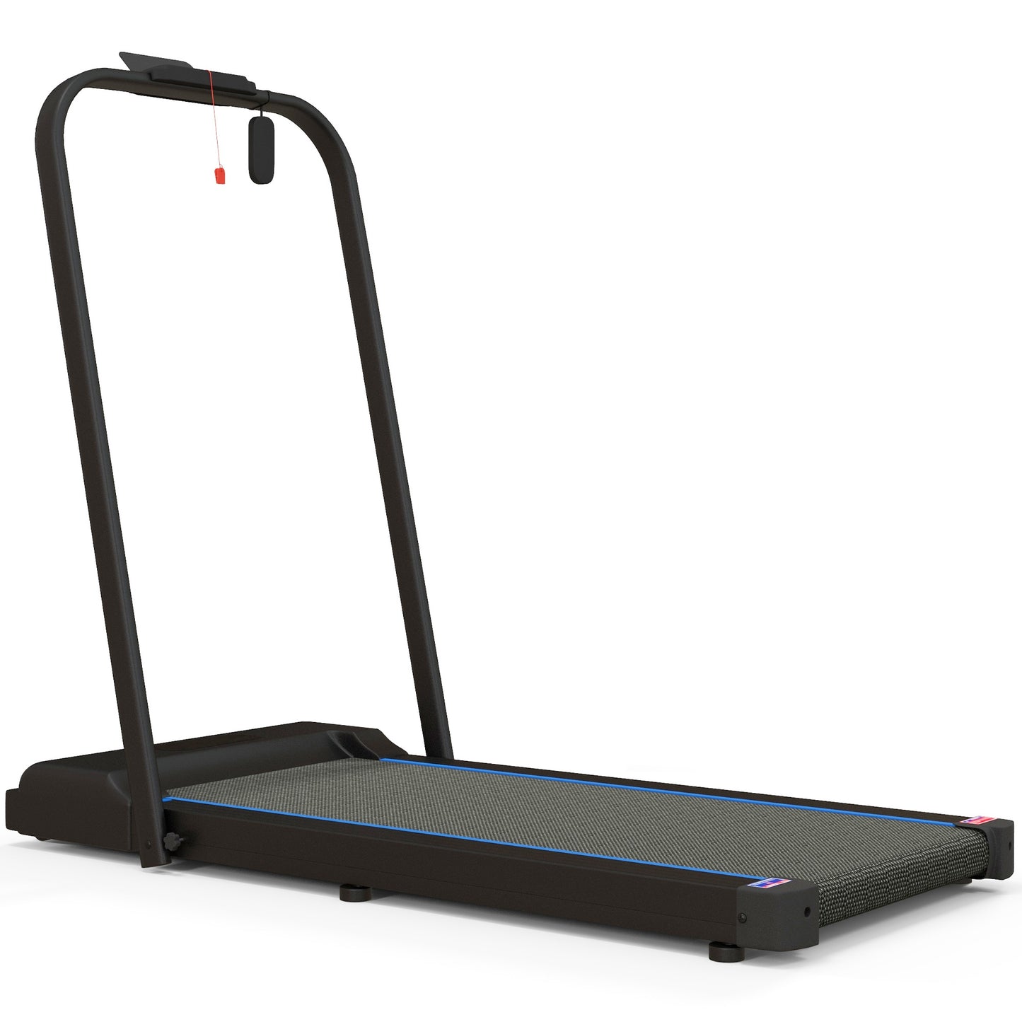 SPORTNOW 2.5HP Walking Pad, 1-6km/h Folding Treadmill with Remote Control and LED Display for Home Gym Office