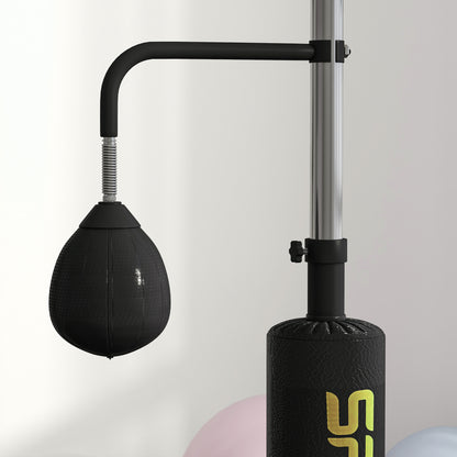 SPORTNOW Boxing Bag, Freestanding Punching Bag, with Reflex Bar, Speed Balls