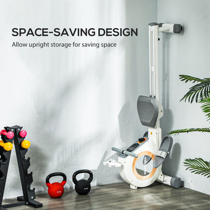 SPORTNOW Rowing Machine, 16-Level Magnetic Rower Machine with LCD Monitor and Phone Holder