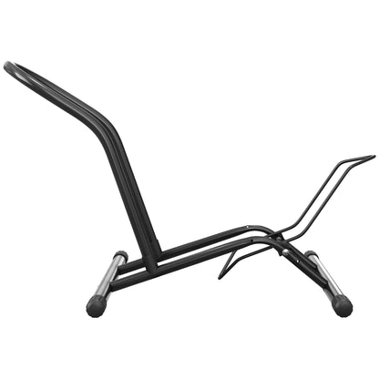 SPORTNOW Portable Bike Floor Stand, Freestanding Bike Rack for 16"-29" Kid's/Mountain/Road Bikes Home Garages Use
