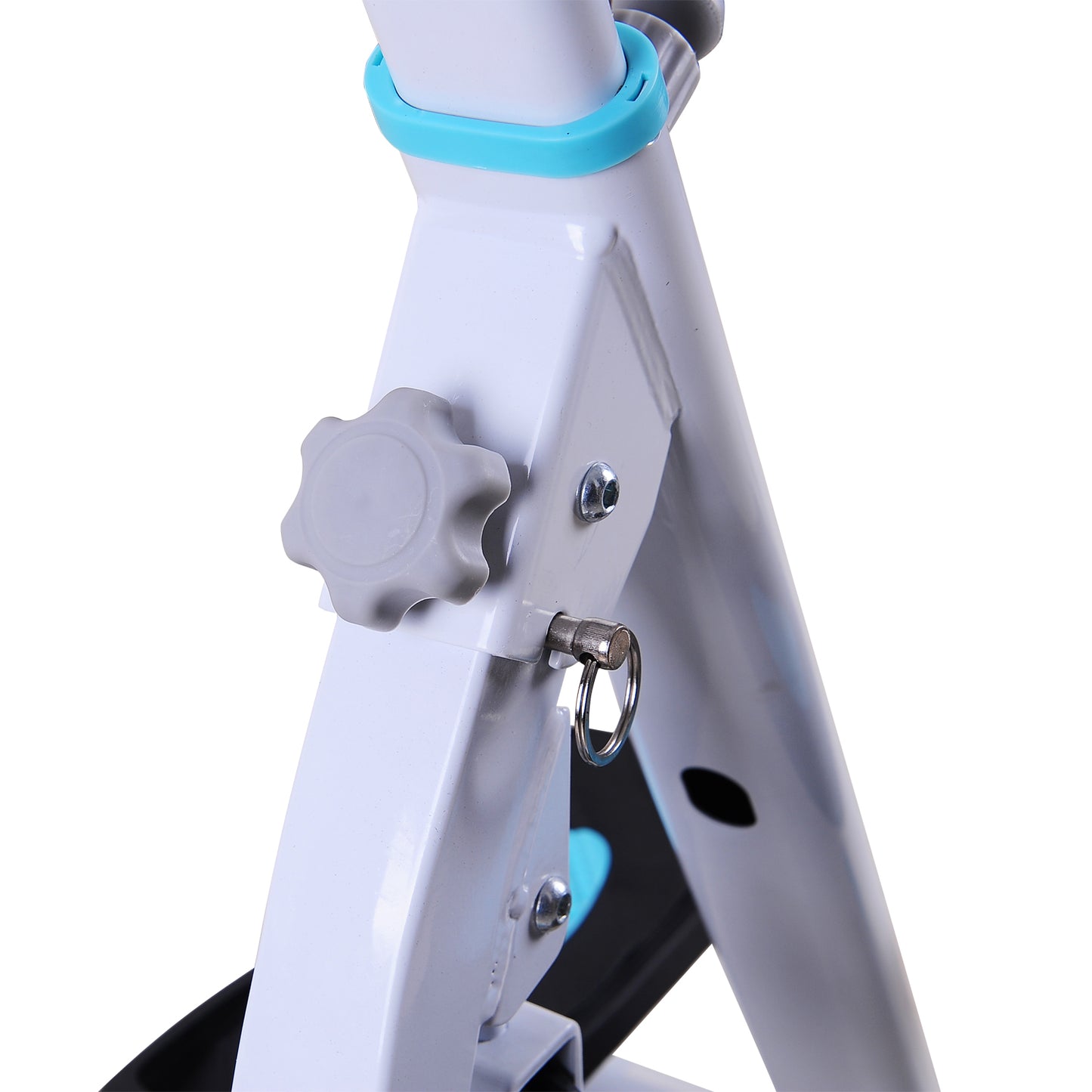 HOMCOM Stepper w/ Handle Hand Grip Workout Fitness Machine For Fitness Aerobic Exercise Home Gym