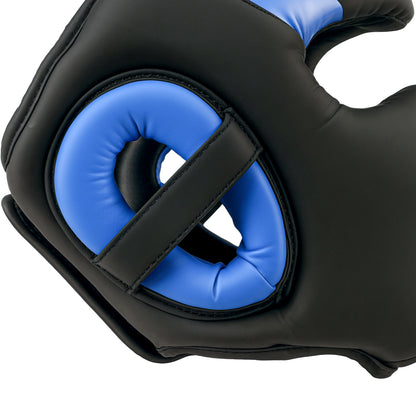 SPORTNOW Boxing Headguard, Boxing Headgear Helmet with Adjustable Strap for Full Face Protection for Kickboxing Sparring Martial Arts Karate Taekwondo