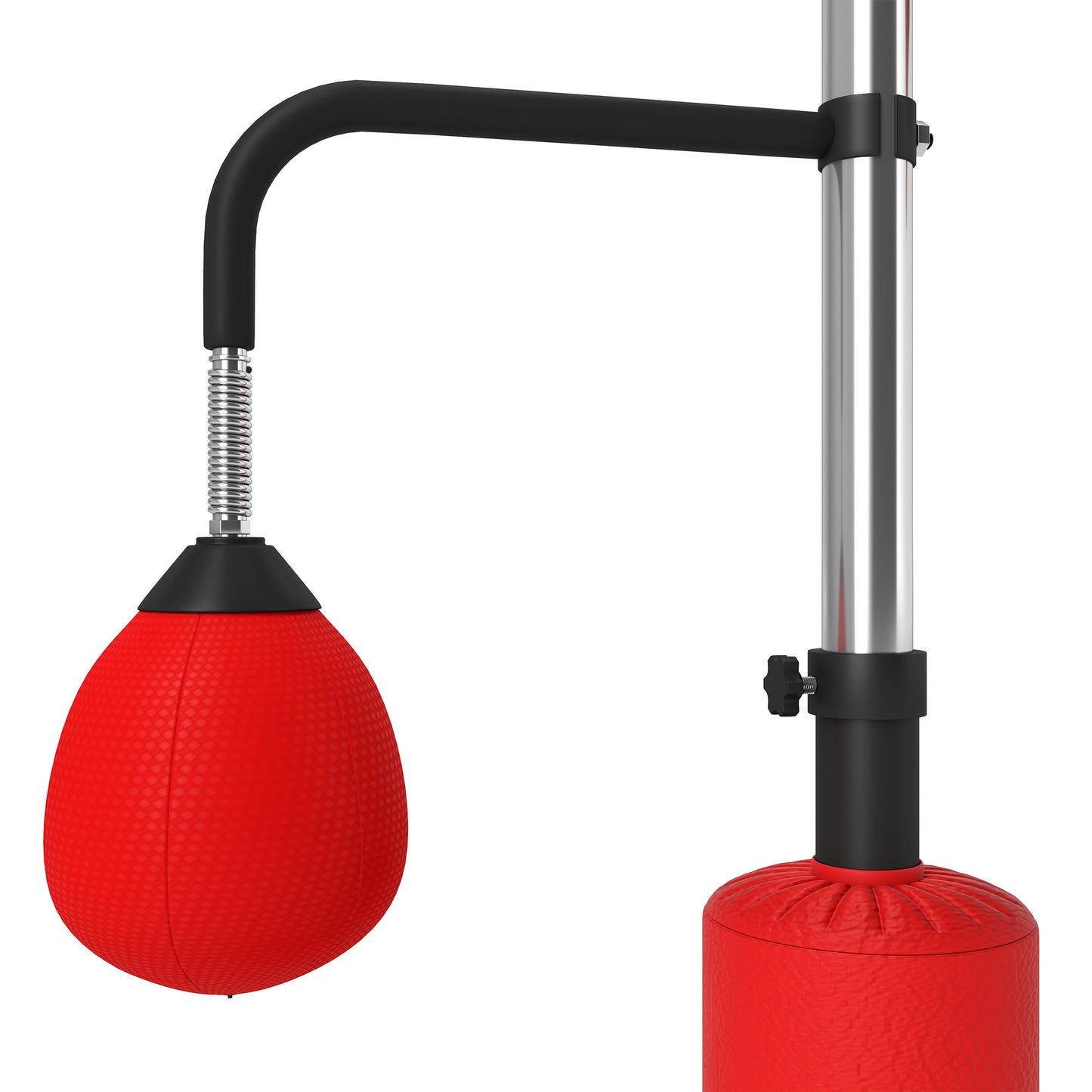 HOMCOM 3-in-1 Boxing Punching Bag, Freestanding with 2 Speed Bals, 360° Reflex Bar, 160-230cm Adjustable Height