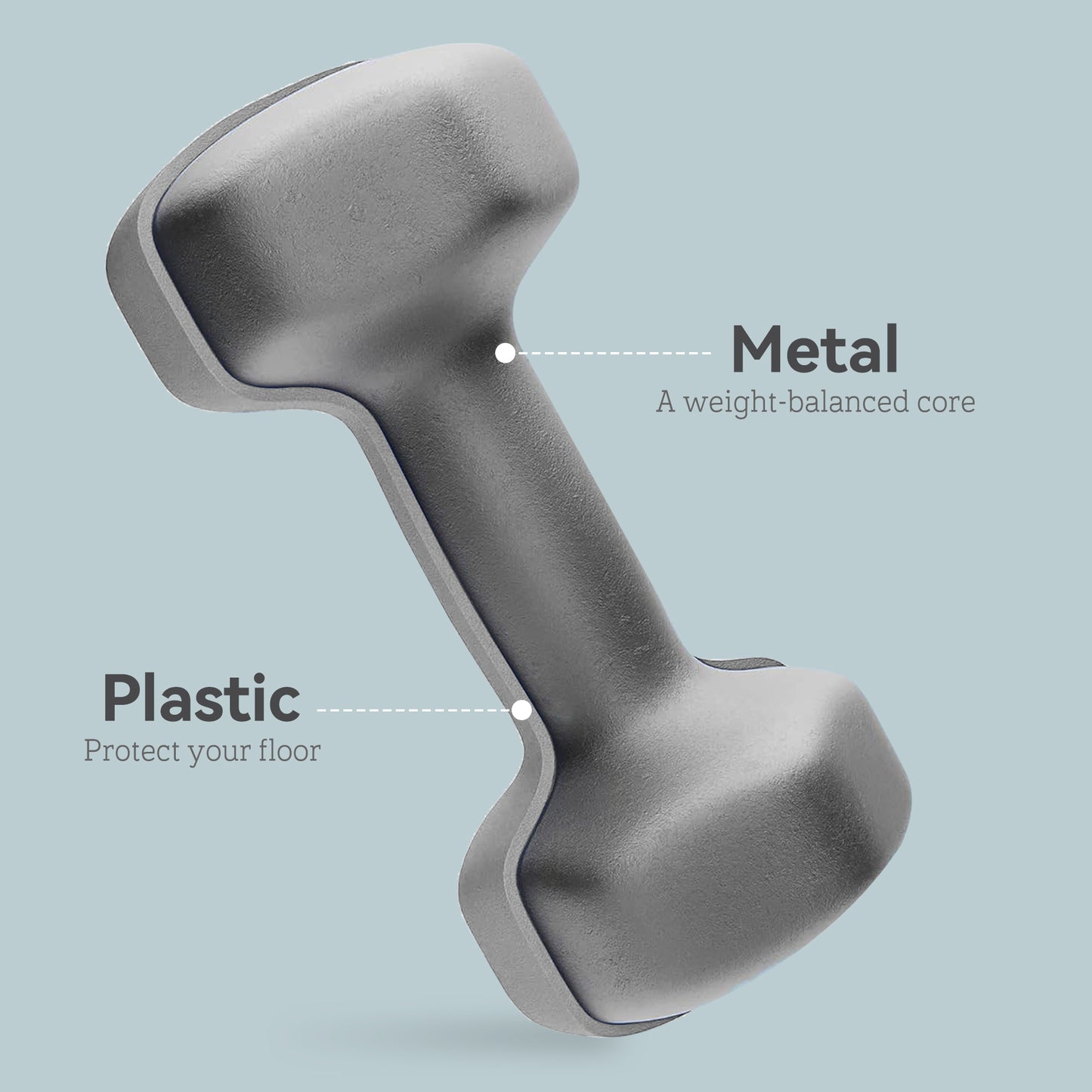 SPORTNOW 2 x 6kg Hexagonal Dumbbells Weights Set with Non-Slip Grip for Home Gym Workout