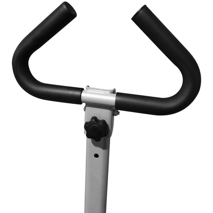 HOMCOM Stepper w/ Handle Hand Grip Workout Fitness Machine For Fitness Aerobic Exercise Home Gym