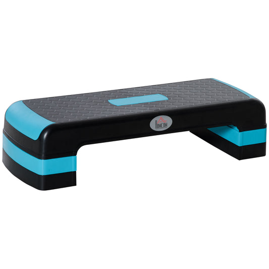 HOMCOM Aerobic Step with 3-Level Adjustable Heights for Home, Office Exercise
